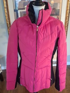 ZeroXposur Hot Pink and Black Quilted Insulated Jacket